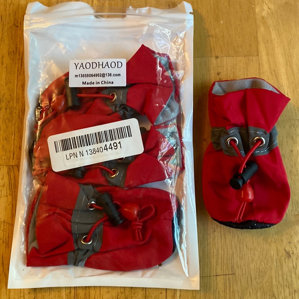 4pcs Pet Dog Shoes Anti-slip Boots Socks For Pet Cat Puppy Waterproof Outdoor